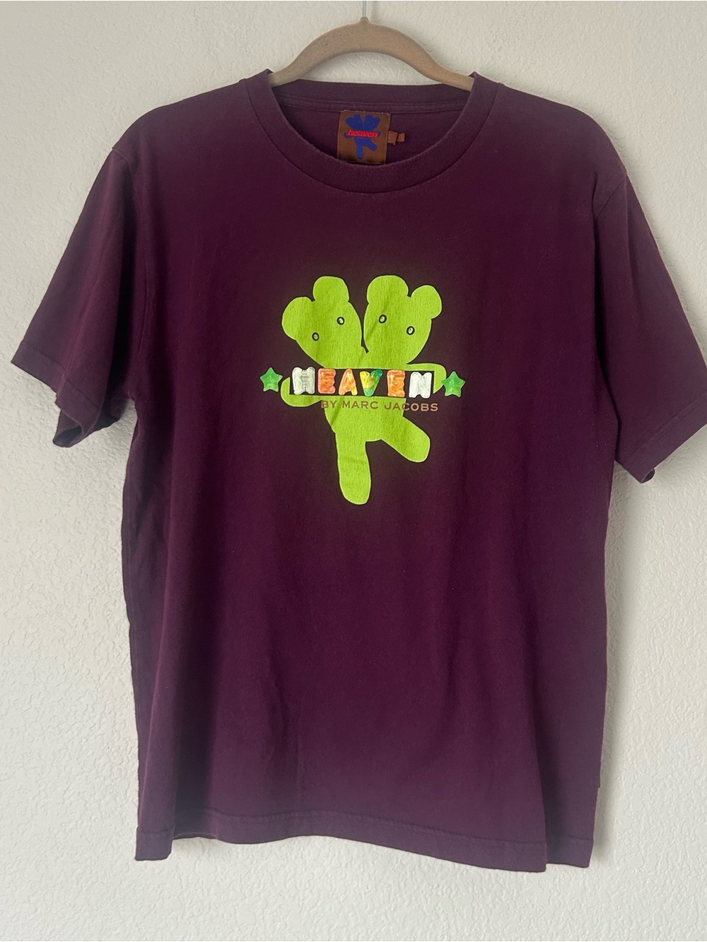 Heaven by Marc Jacobs Gummy Tee in Purple/Green